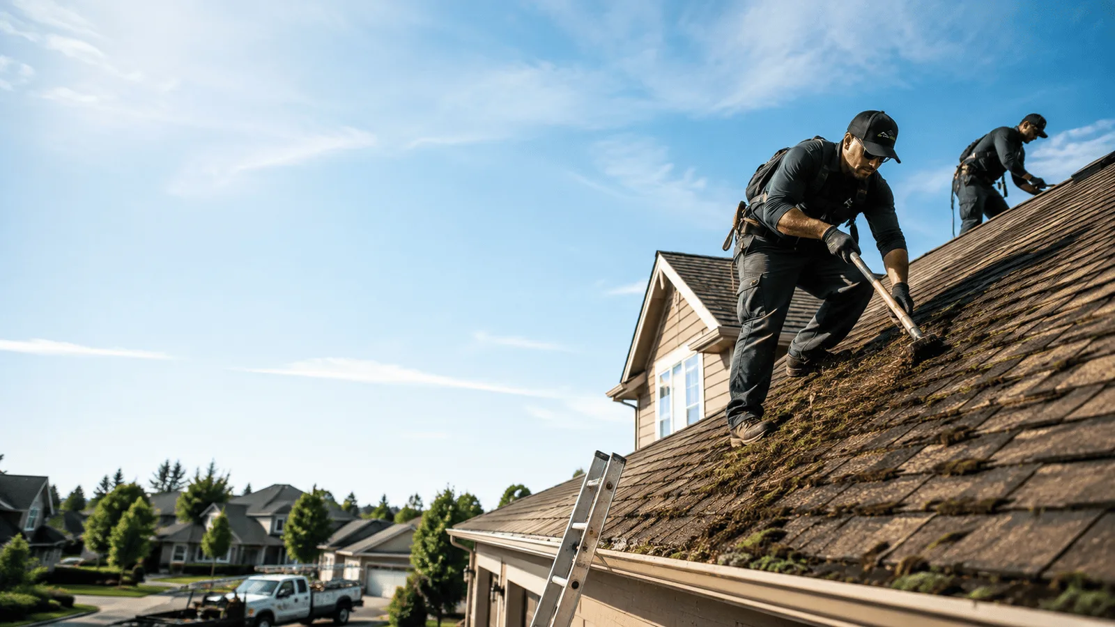 Roof Moss Removal in Evansville, MN near me